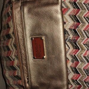 Marc by Marc Jacobs Metallic Gold Wristlet